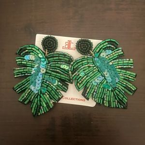 Palm Leaf Earrings